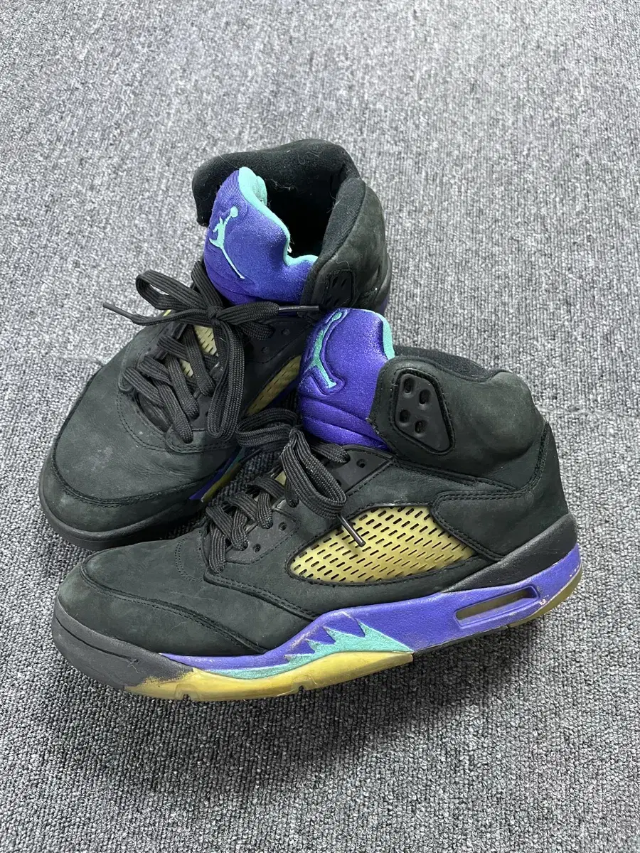 Nike jordan 5 retro black grape 조던5 검포도